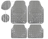 rubber floor mats - carbon-look (4pcs set)