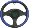 steering wheel cover "M" 37-39cm - blue fibre